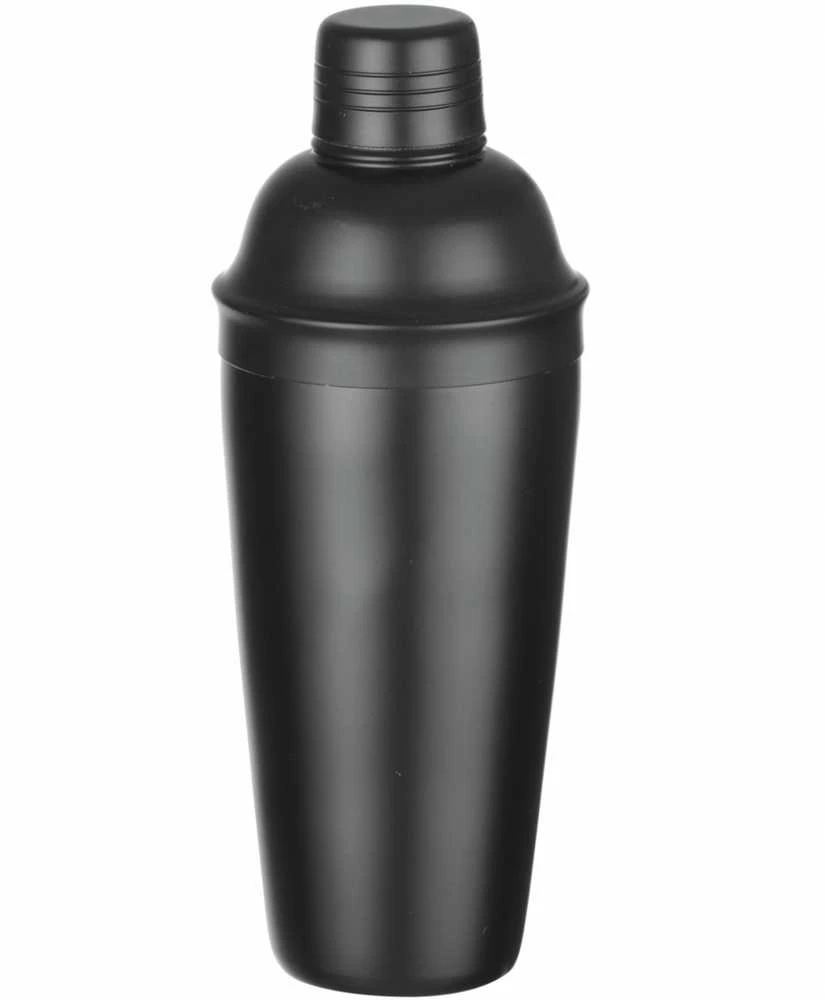Bar Up 3 dalių barmeno plaktuvas gėrimams ir kokteiliams Cobbler 0,8 l - juodas