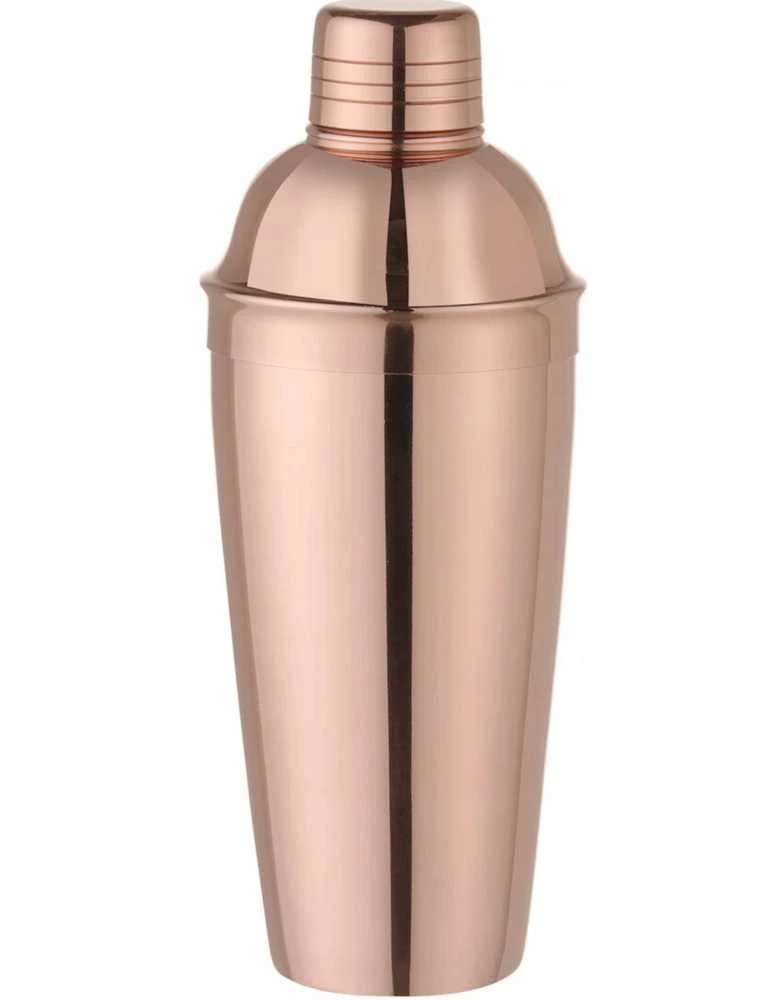 Bar Up 3 dalių barmeno plaktuvas gėrimams ir kokteiliams Cobbler 0,8 l - varinis