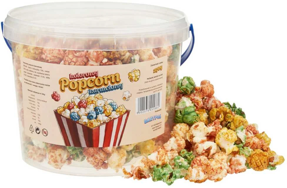 Bartpol PopCorn paruoštas karamelės spalvos 270g / 2L