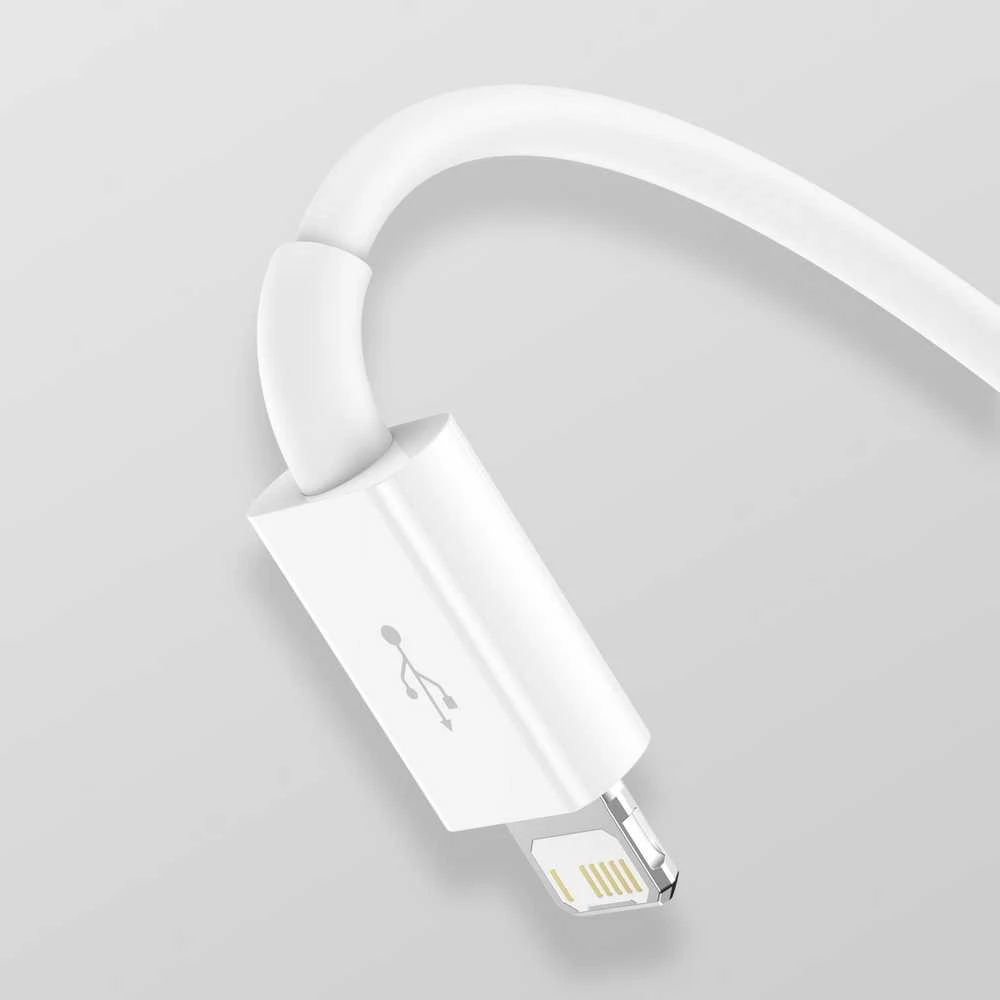 Greitas įkrovimas iš USB į M+L+C Baseus Superior Data 3.5A 1m (baltas)