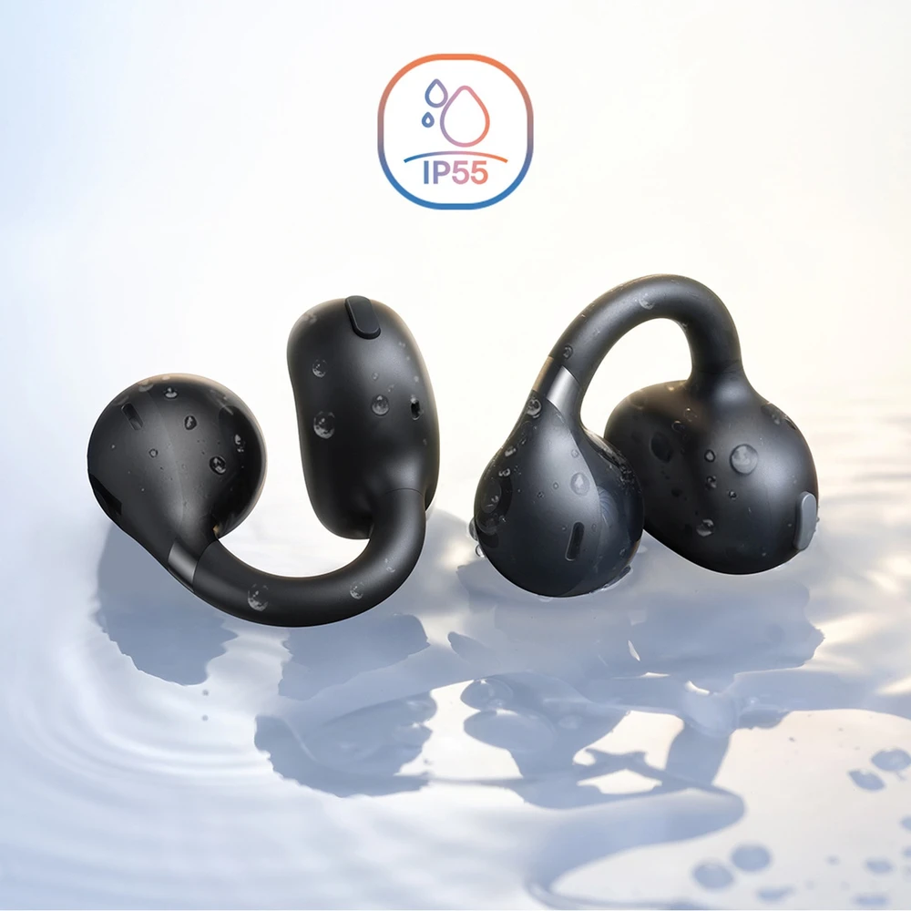 Baseus Belaidės Bluetooth 6.0 ausinės Bass BC1 su įkrovimo dėklu, juodos