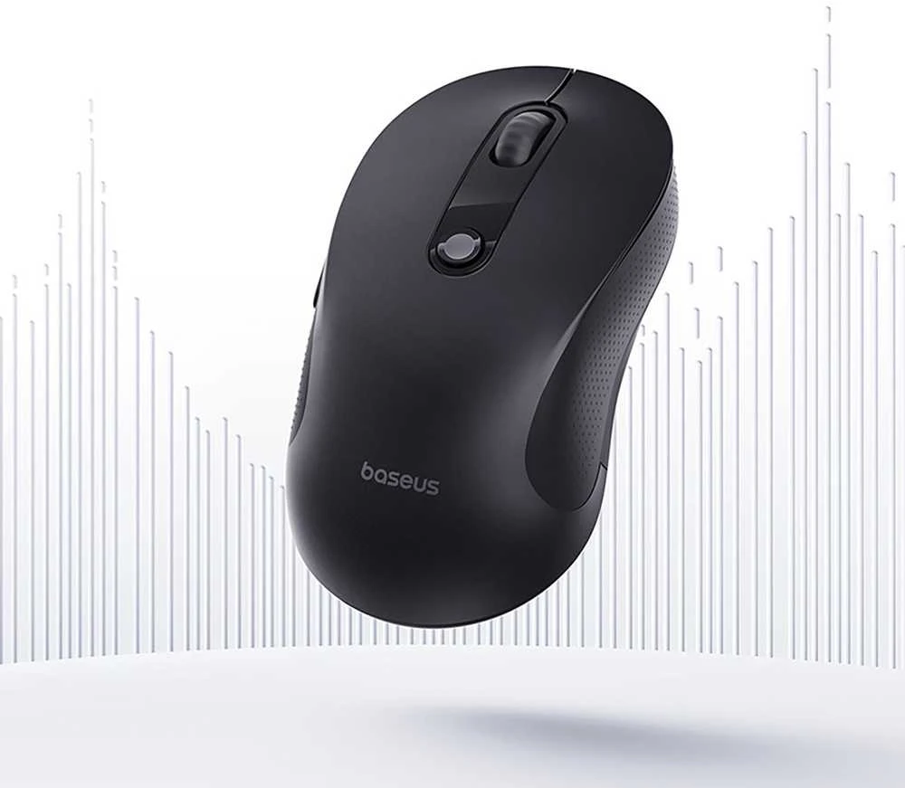 Baseus Bevielė pelė ergonomiczna Bluetooth F02 - juoda