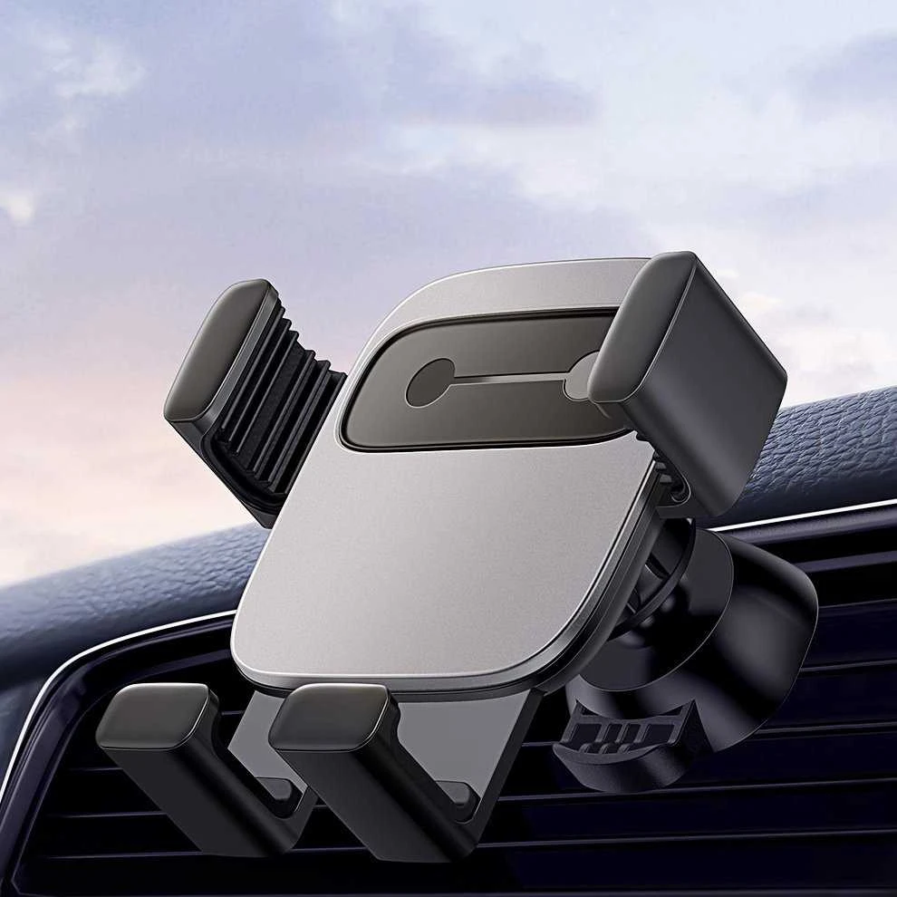 Automobilinis telefono laikiklis Baseus Cube Gravity - Juodas