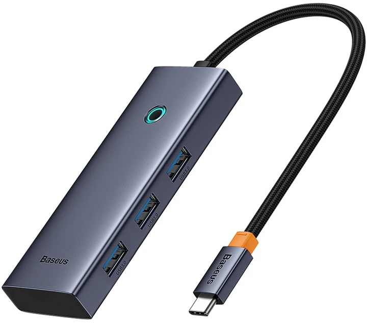 Baseus UltraJoy 5-in-1 USB-C šakotuvas su USB 3.0 prievadais