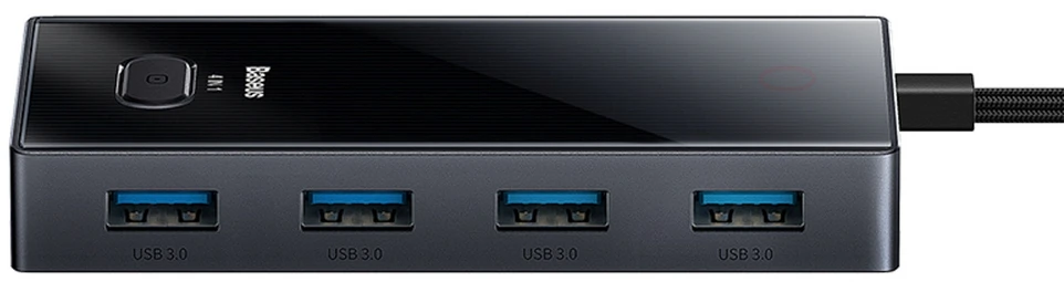 Baseus 4-in-1 USB-C šakotuvas su USB 3.0 jungtimis