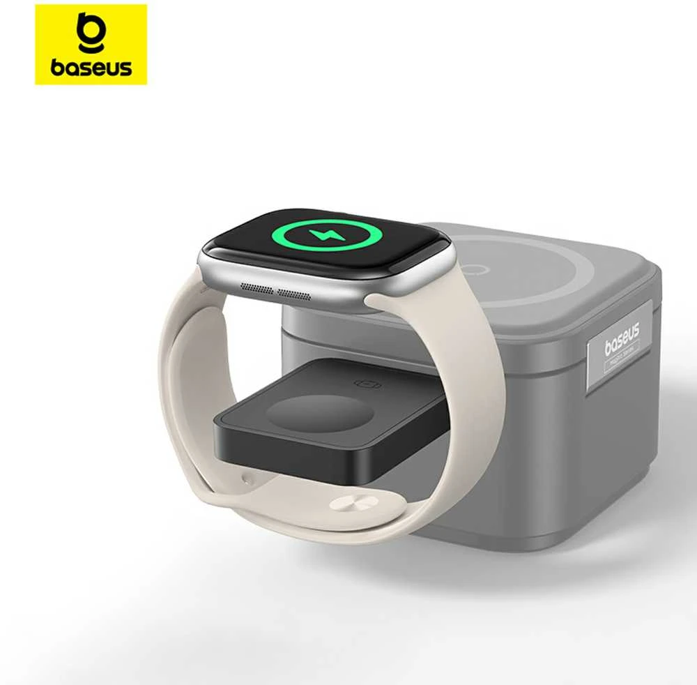 Baseus MagPro 2.5W Magnetic belaidis įkroviklis skirtas Apple Watch - juodos spalvos