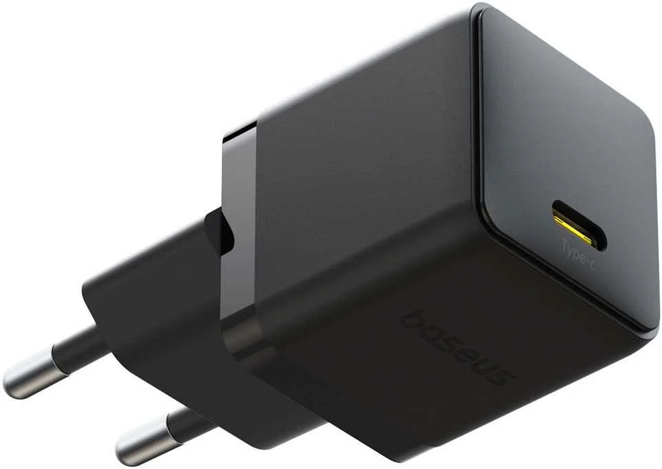 Baseus Palm Fast Charger USB-C 20W Cluster juodos spalvos