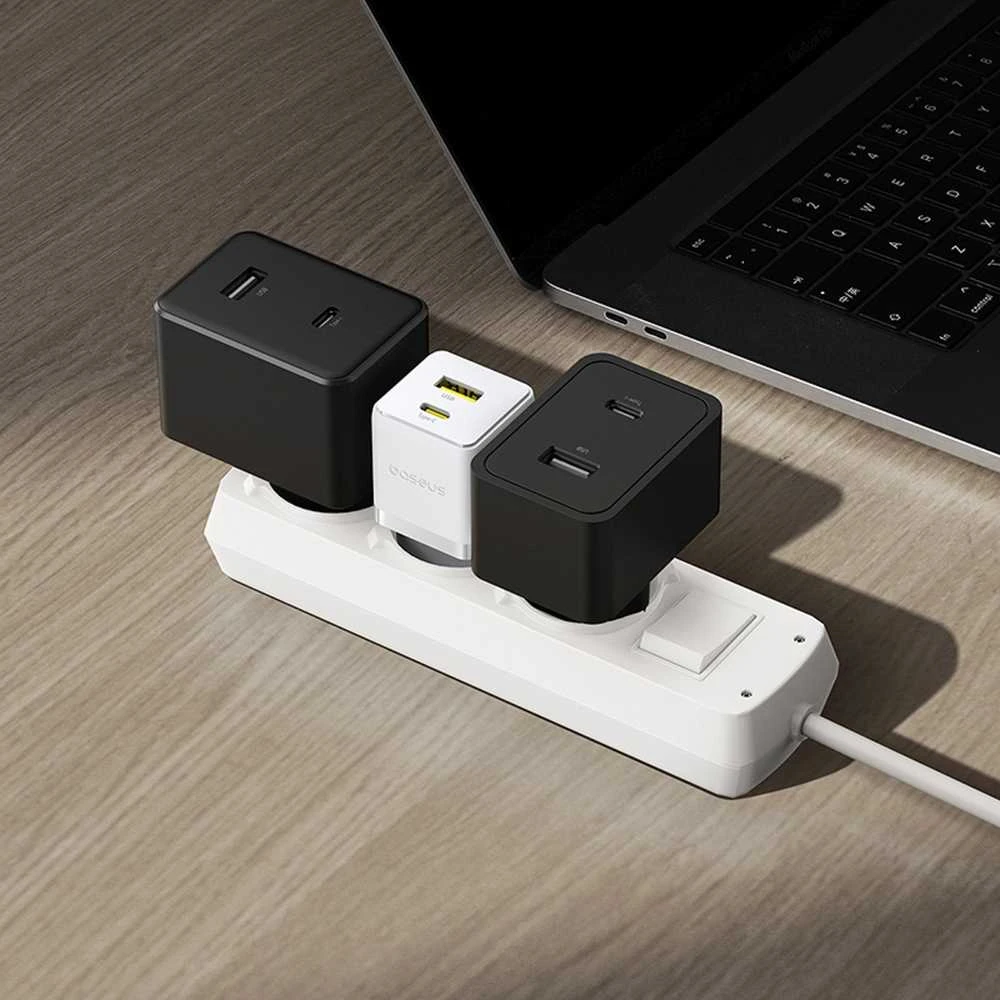Baseus Palm 30W USB-C USB-A - balta