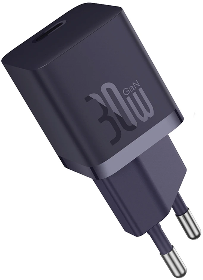 Baseus GaN5 30W USB-C EU - violetinė