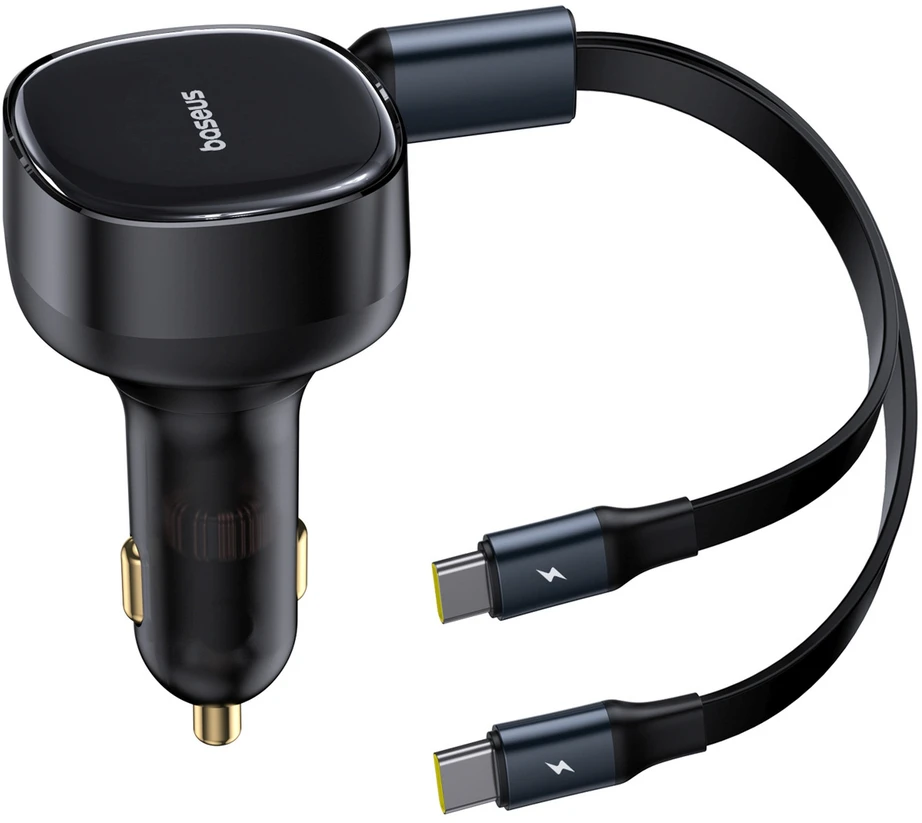 Baseus Enjoyment 33W 2w1 2x USB-C - juoda
