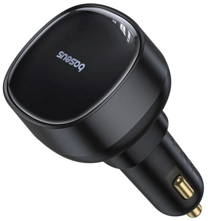 „Baseus Enjoyment Pro 55W USB-A“ su ištraukiamu „Lightning“ laidu - juoda