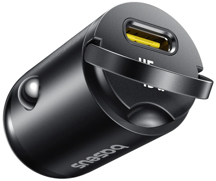 Įkroviklis automobilinis pakrovėjas Baseus PrimeTrip VP2 45W USB-C su kabeliu 60W USB-C į USB-C 1m - juoda