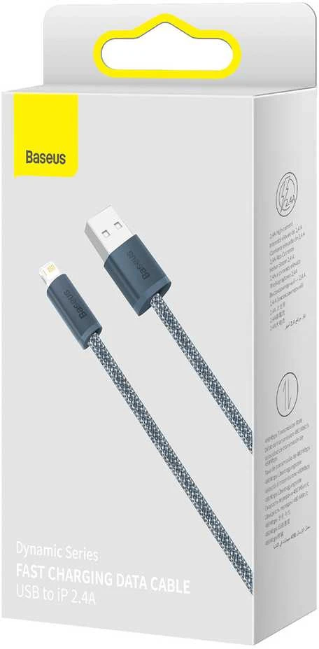 Baseus Dynamic Series kabelis USB - Lightning 2.4A 2m pilkas