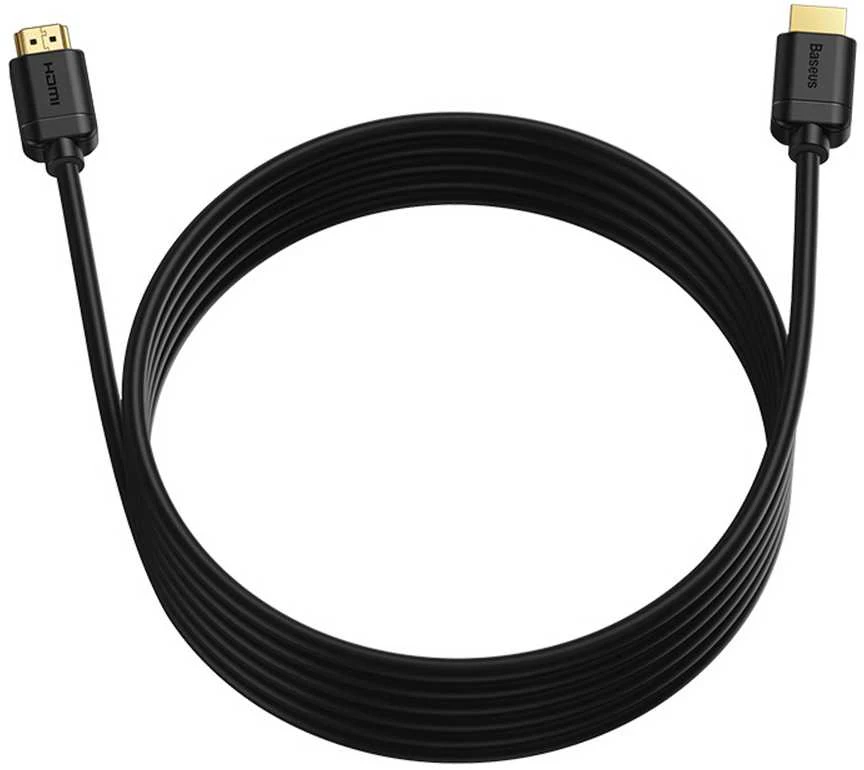 Baseus HDMI - HDMI 2.0 4K 30Hz kabelis 3D HDR 18Gbps 5m Juodas