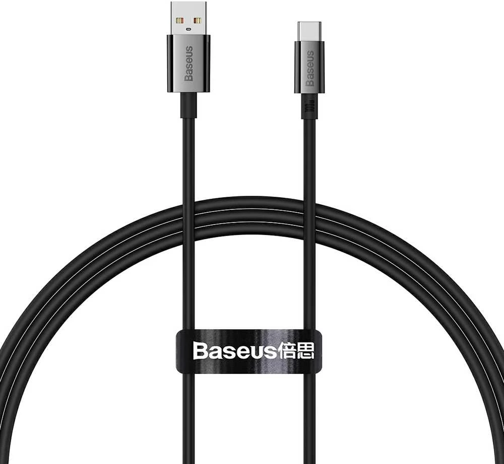 USB laidas per USB-C Baseus Superior 100W 2m (juodas)