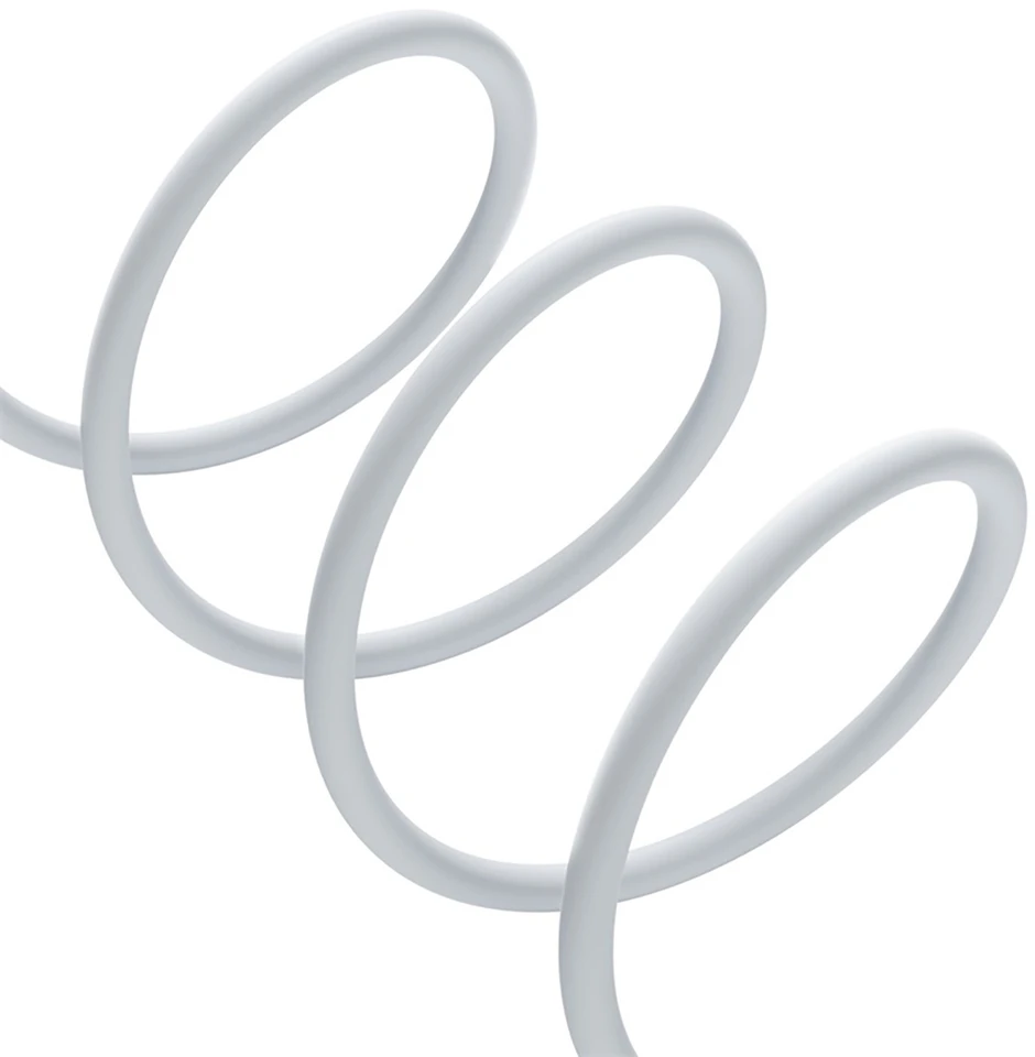 Baseus Pudding 100W USB-A - USB-C laidas, 1,2 m - baltas