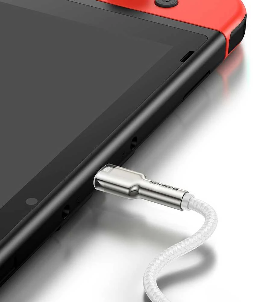 Baseus Cafule USB-C - USB-C laidas 100W 2m - Baltas