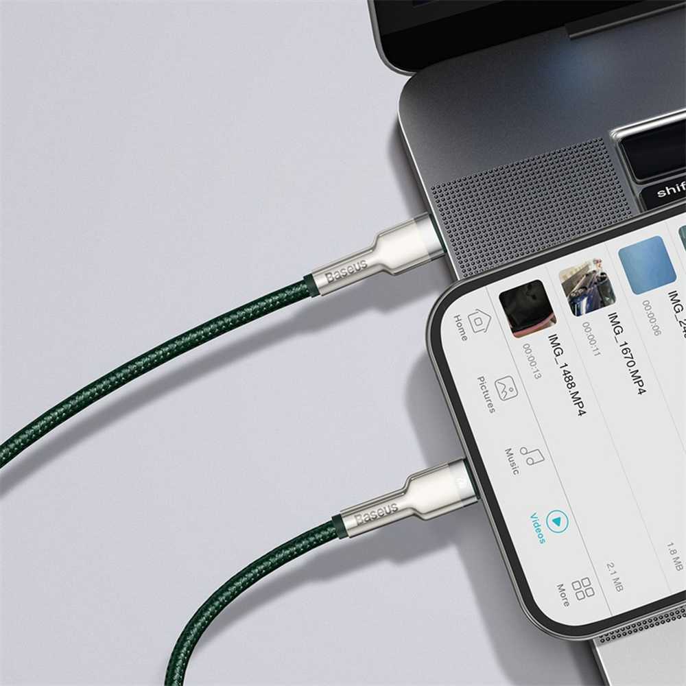 Baseus Cafule USB-C - Lightning kabelis PD 20W 1m