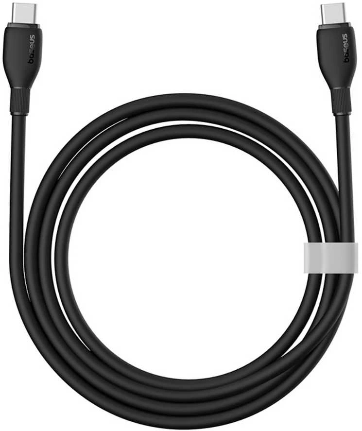 Baseus Pudding serijos USB-C laidas - USB-C 100W 1.2m - Juodas