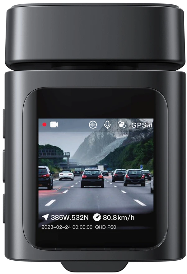 Baseus PrimeTrip VD1 automobilinis vaizdo registratorius 2K+1080p – juodos spalvos