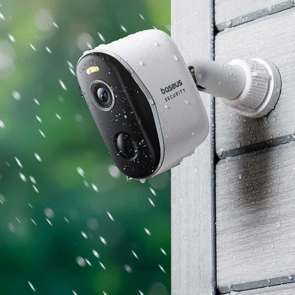 Baseus Security N1 Outdoor Camera 2K baltos spalvos