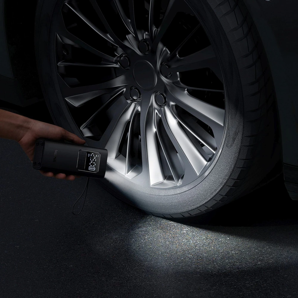 Baseus SuperMini Pro belaidis automobilio pripūtimas (juodas)