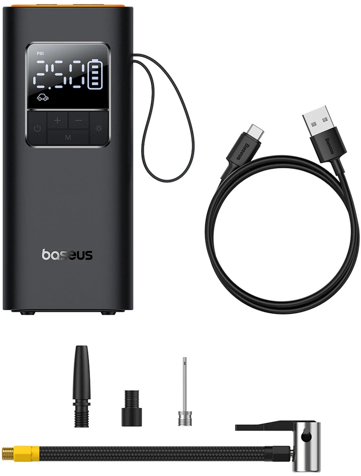 Baseus SuperMini Pro belaidis automobilio pripūtimas (juodas)