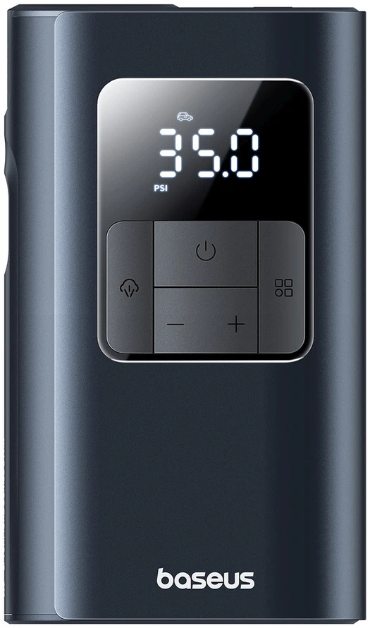 „Baseus PrimeTrip VA1“ padangų kompresorius 2in1 (žibintuvėlis) 6000 mAh 75W juodas