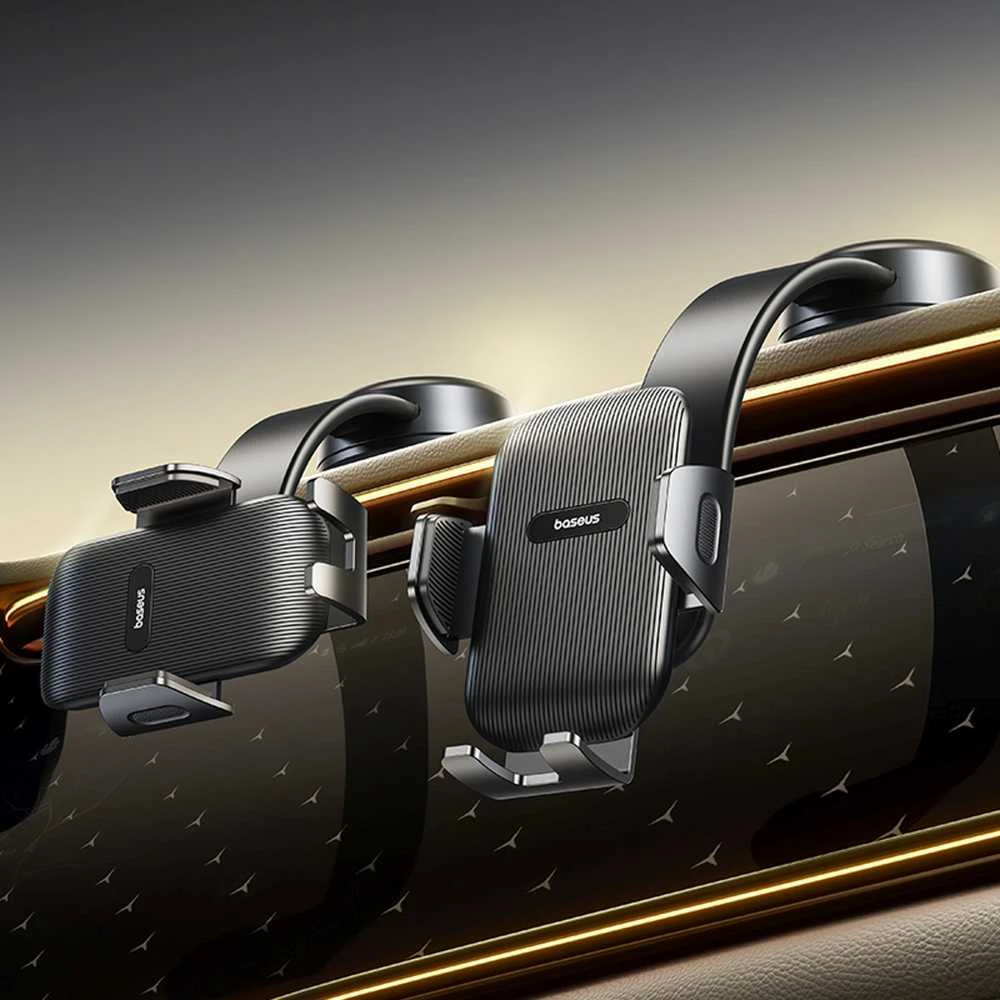 Baseus Automobilinis laikiklis telefonams su siurbtuku PrimeTrip C03 Air, juodas