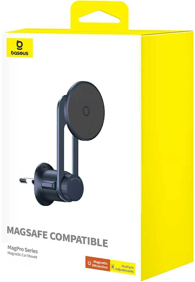 Magnetinis automobilinis telefono laikiklis Baseus MagPro - juodas