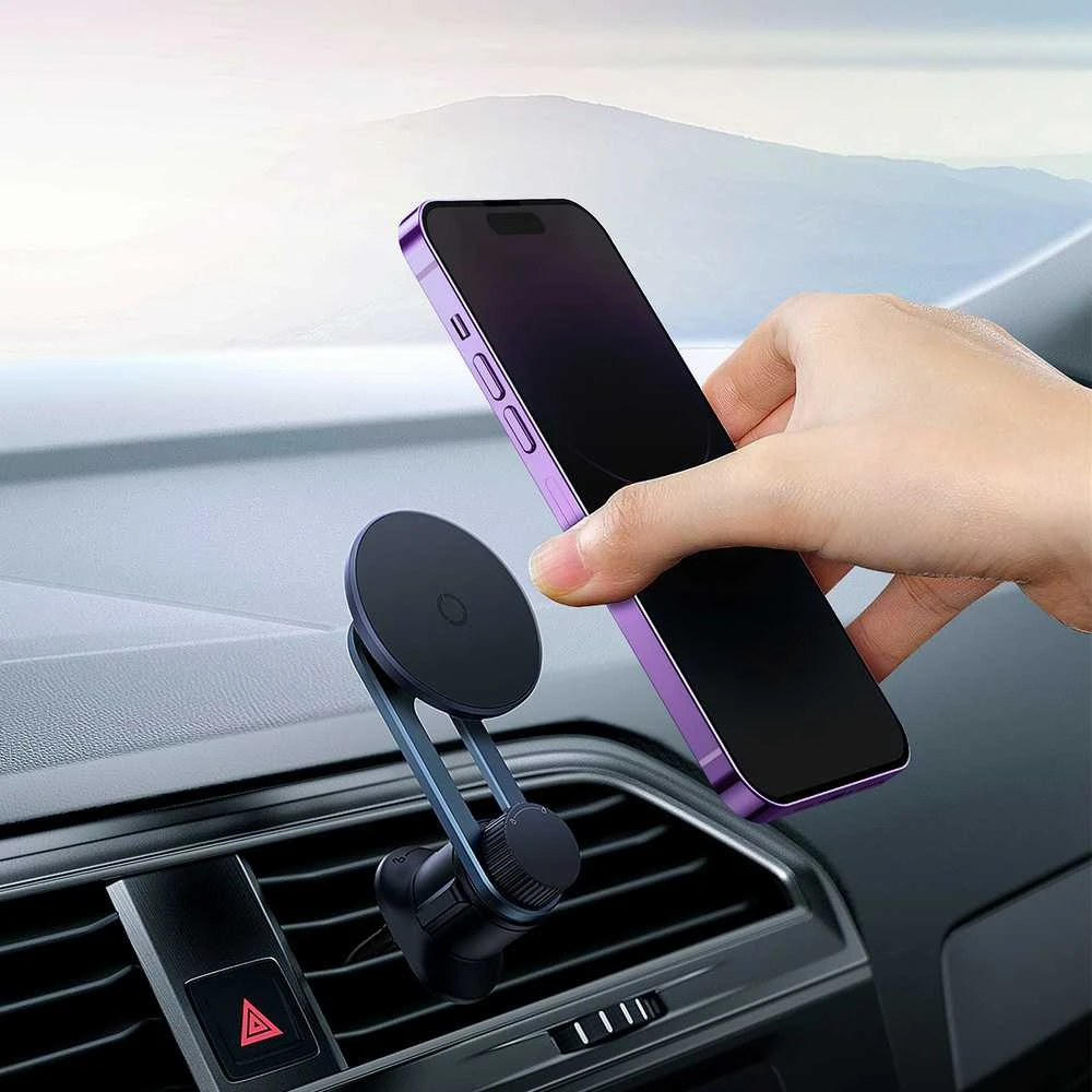 Magnetinis automobilinis telefono laikiklis Baseus MagPro - juodas