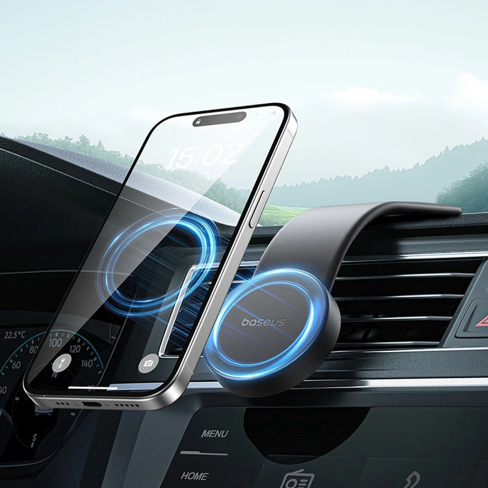 Baseus PrimeTrip C02 magnetinis automobilio laikiklis (juodas)