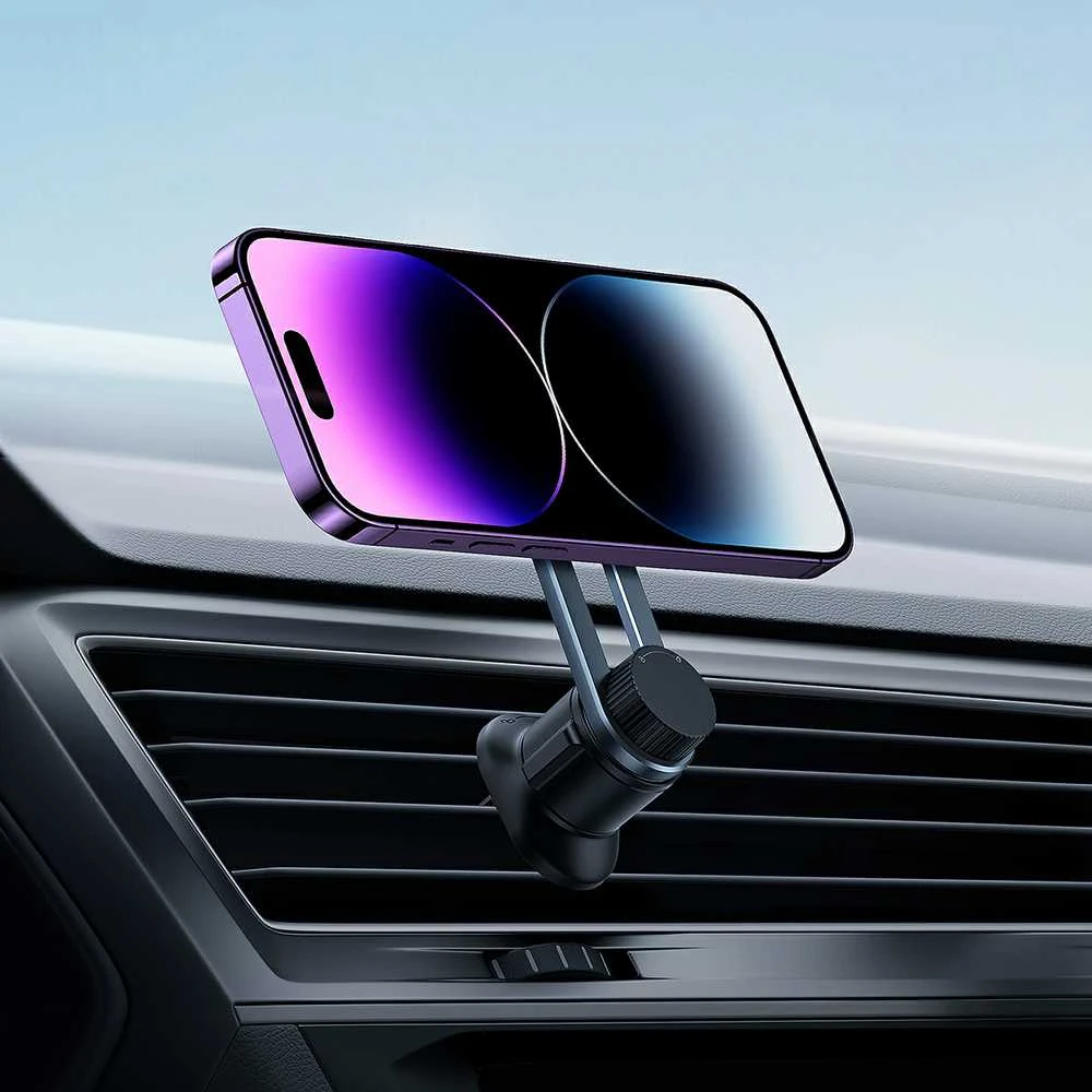 Magnetinis automobilinis telefono laikiklis Baseus MagPro - juodas