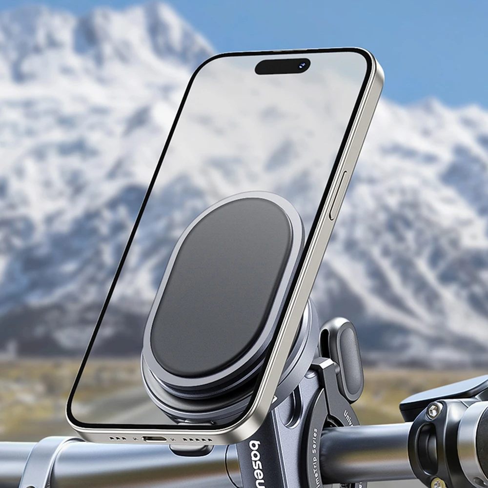 Baseus Telefono magnetinis laikiklis dviračiui PrimeTrip, juodas