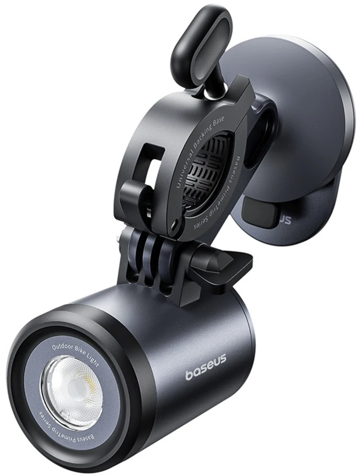 Baseus PrimeTrip universalus 3000mAh IP68 LED - juoda-pilka