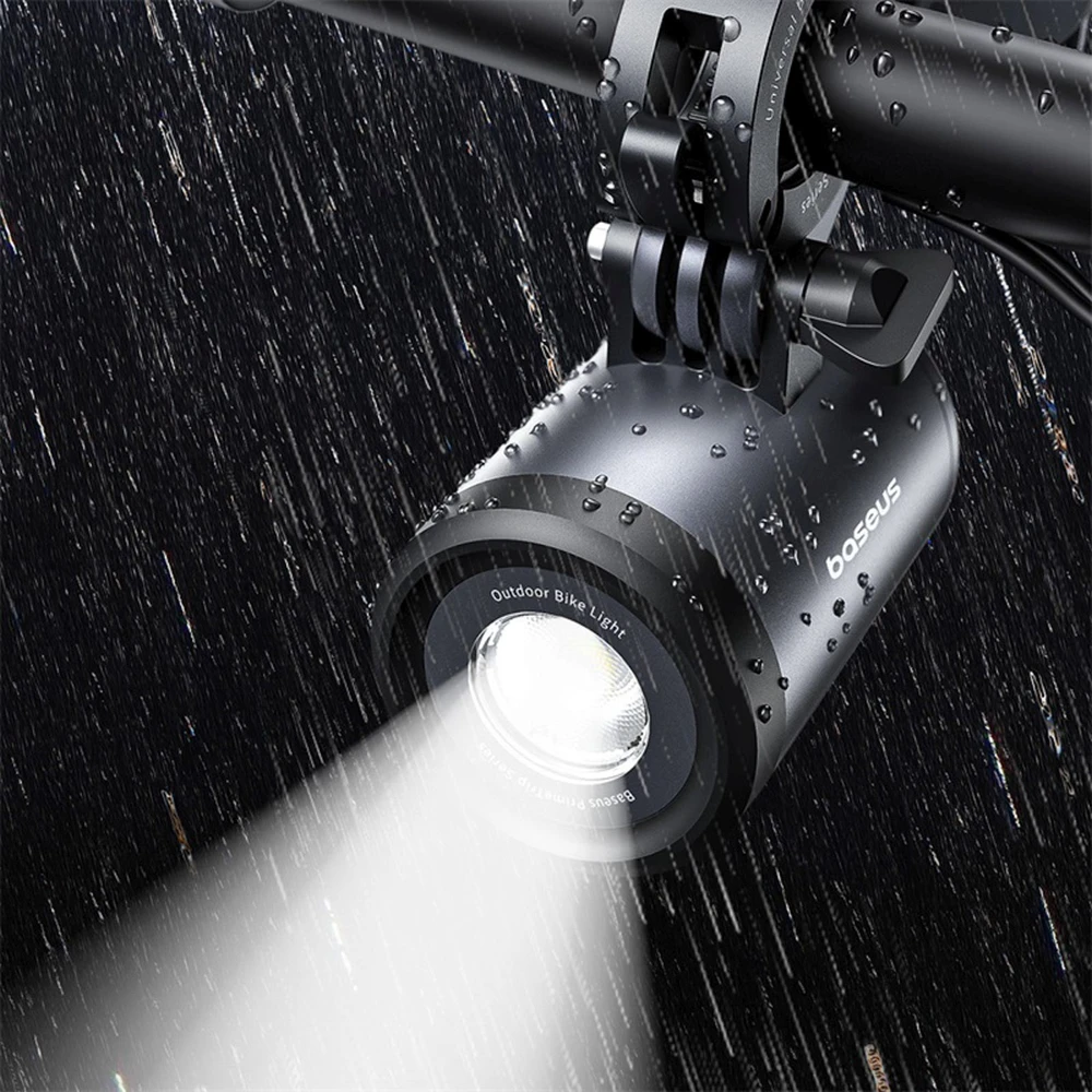 Baseus PrimeTrip universalus 3000mAh IP68 LED - juoda-pilka
