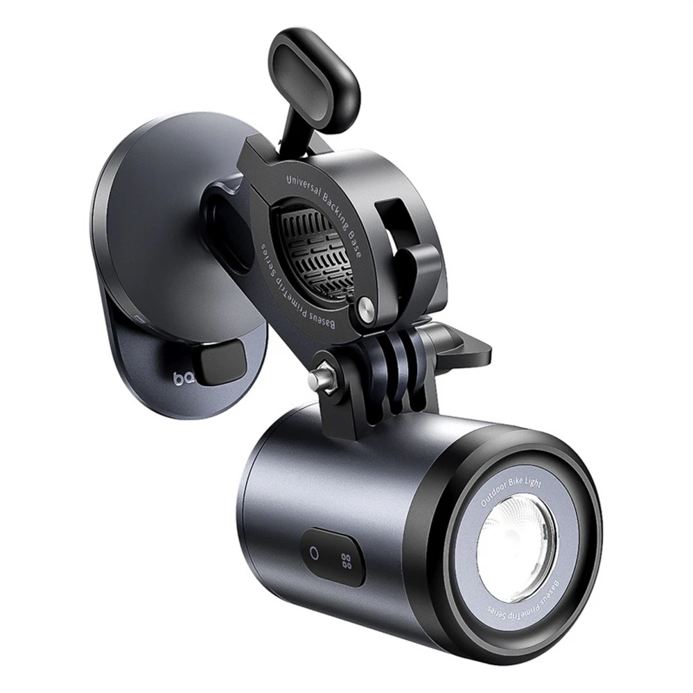 Baseus PrimeTrip universalus 3000mAh IP68 LED - juoda-pilka