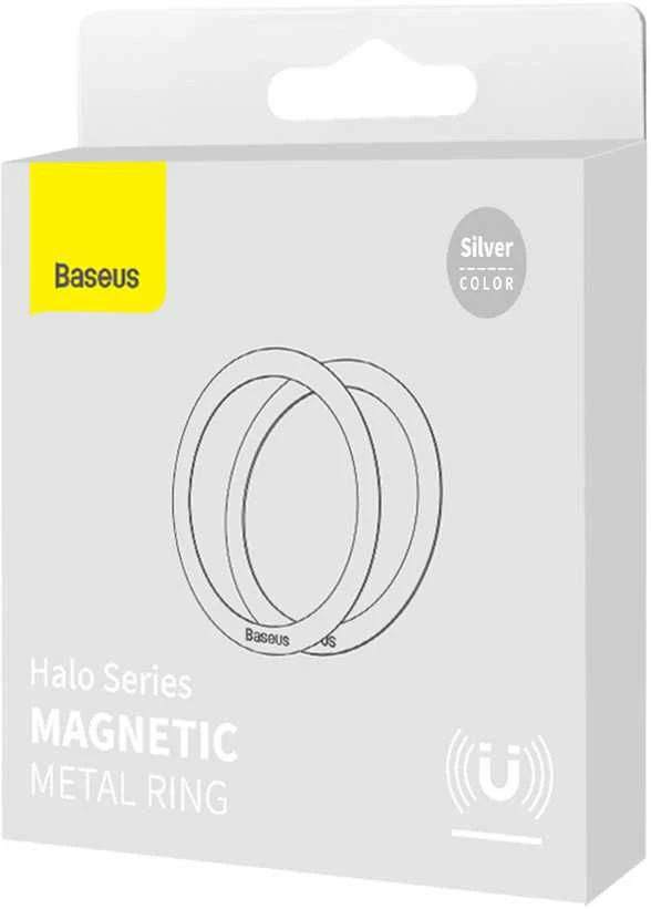 Anello magnetico in metallo per smartphone, rosa SET da 2 pz