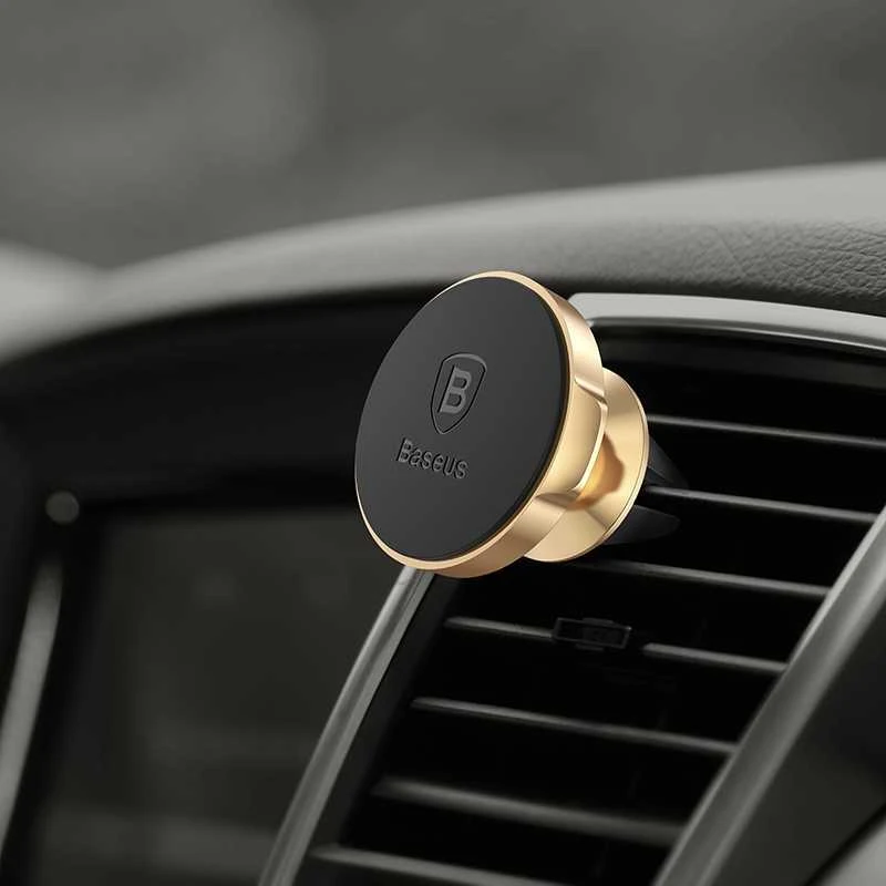 Baseus Kompaktiškas magnetinis automobilinis laikiklis, Juodas (SUER-A01)