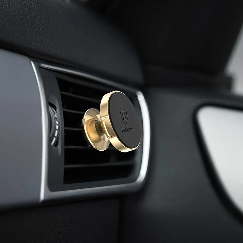 Baseus Kompaktiškas magnetinis automobilinis laikiklis, Juodas (SUER-A01)