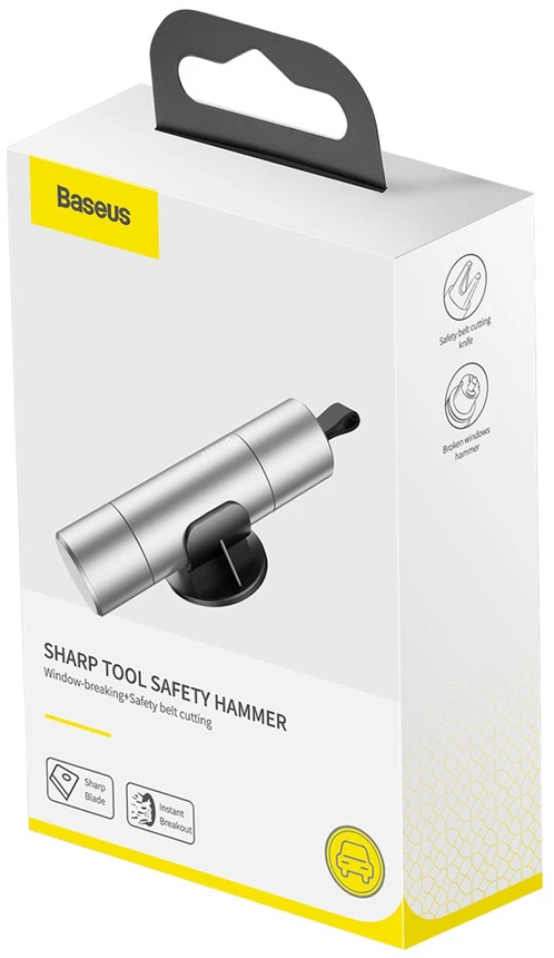 Safe Hammer Baseus Sharp Tool (sidabrinis)