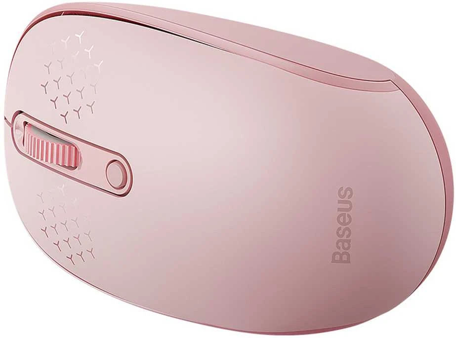 Belaidė pelė Baseus F01B Tri-mode 2.4G BT5.0 1600 DPI (rožinė)