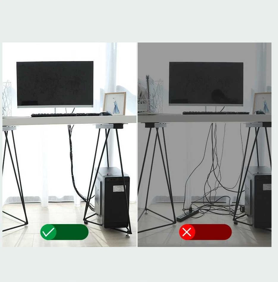 Kabelių surišimo juosta, "Velcro", 1m juoda BASEUS