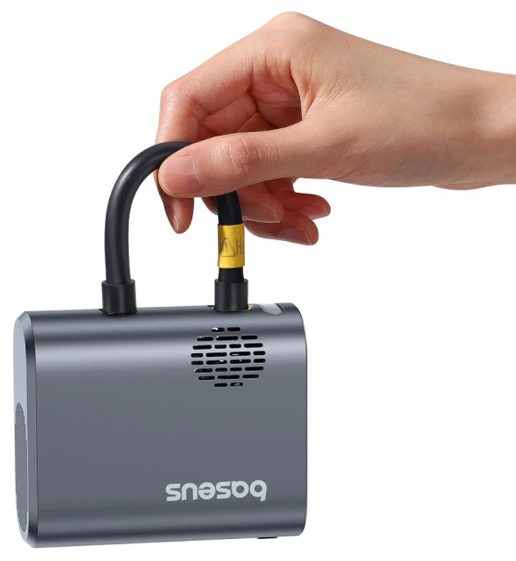 Baseus dviračio siurblys elektrinė su displayem 1500mAh 150 psi 45W - juoda