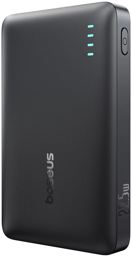 Baseus EnerFill FP21 10000 mAh USB-A USB-C 22.5W juoda