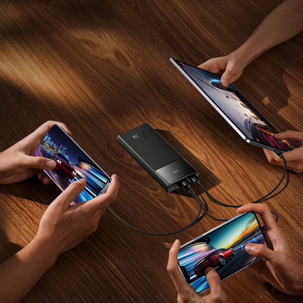 „Baseus Star-Lord“ 10 000 mAh 22,5 W „Powerbank“ (juoda)