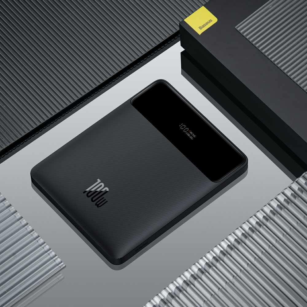 Powerbank Baseus Blade 20000mAh 100W (juoda)