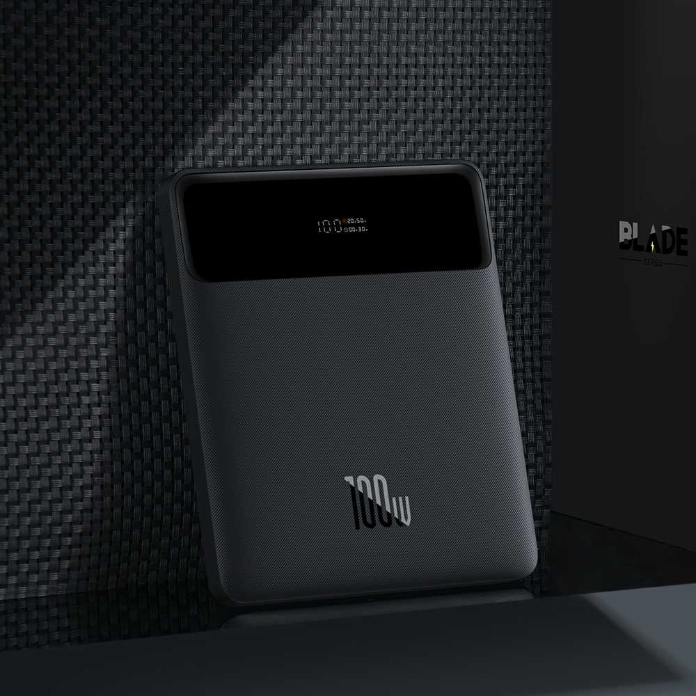 Powerbank Baseus Blade 20000mAh 100W (juoda)