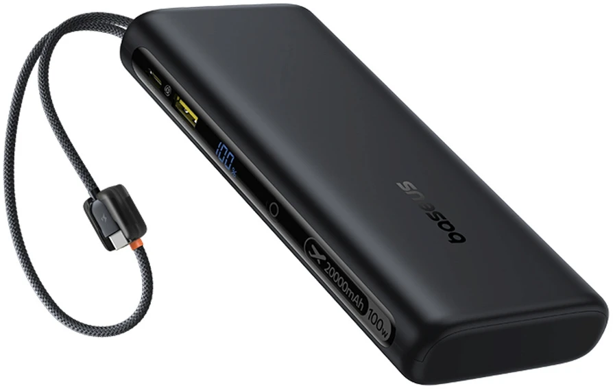 Baseus EnerFill FC41 20000 mAh USB-C 100W juoda