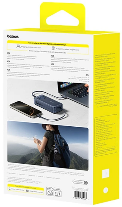 Baseus EnerCore CR11 20000 mAh USB-C 100W juoda